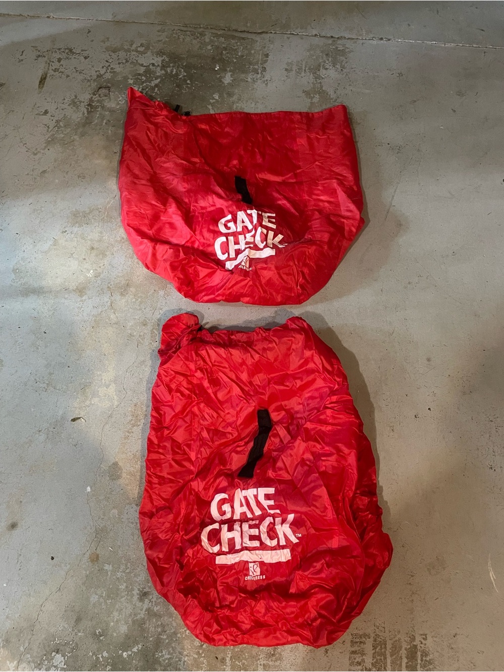 Gate Check Red Luggage/Equipment Covers (Set of 2)
